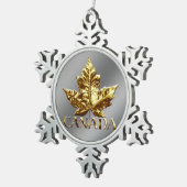 Canada Ornament Gold Canada kerstdecoratie (Rechts)