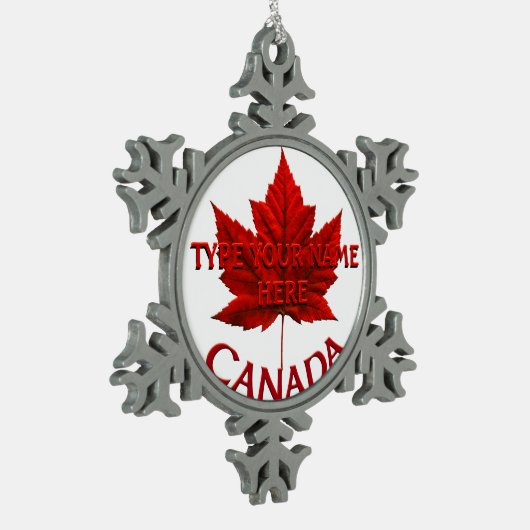 Canada Ornament Personalized Canada Souvenir (Links)