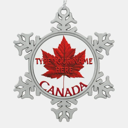 Canada Ornament Personalized Canada Souvenir (Voorkant)