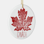 Canada Ornament Personalized Souvenir Canada Gift (Rechts)