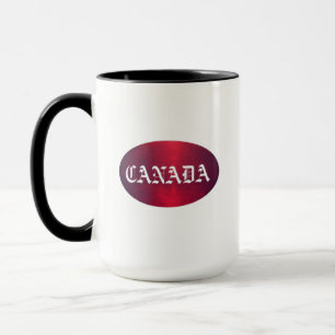 canada ovaal mok
