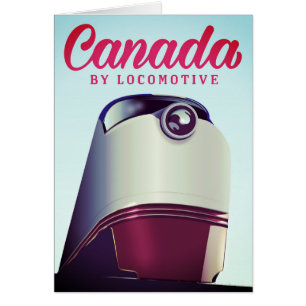Canada Par locomotive Affiches de train des années
