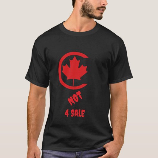 Canada Pas de vente T-shirt (Devant)