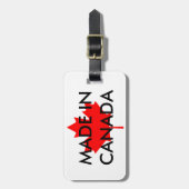 CANADA Persoonlijk Bagagelabel (Voorkant verticaal)