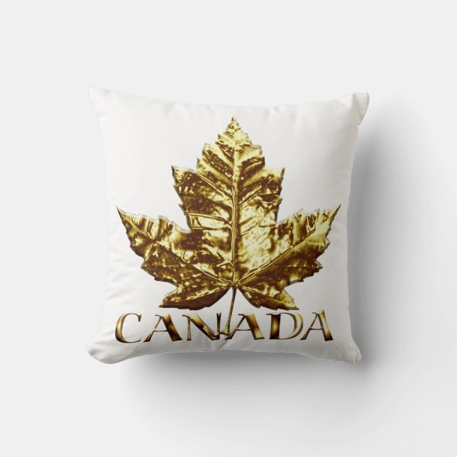 Canada Pillow Gold Canada Team Souvenir Pillow Kussen (Voorkant)