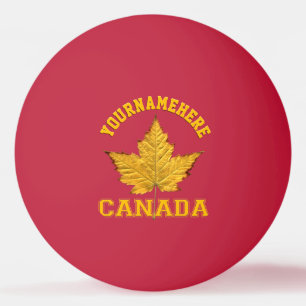Canada Ping Pong Ball Personalized Canada Balls