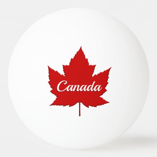 Canada Ping Pong Ball Personalized Canada Balls (Voorkant)