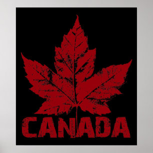 Canada Poster Canada Esdoornblad Souvenir Print