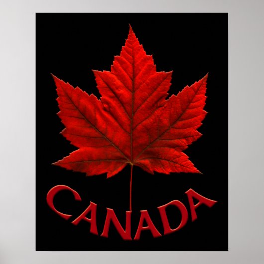 Canada Poster Canada Maple Leaf Souvenir Print (Voorkant)