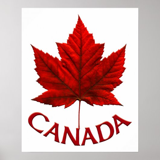 Canada Poster Canada Maple Leaf Souvenir Print (Voorkant)