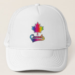 Canada Pride regenbooglogo Trucker Pet
