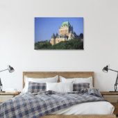 Canada, Quebec City. Chateau Frontenac. Canvas Afdruk (Insitu (Slaapkamer))