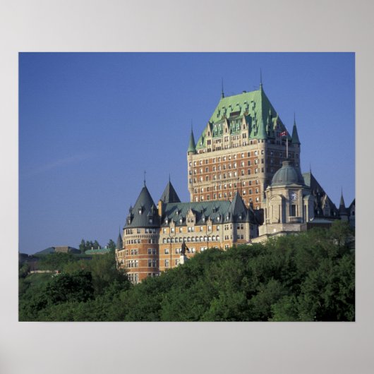 Canada, Quebec City. Chateau Frontenac. Poster (Voorkant)