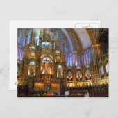 Canada, Quebec, Montreal. Binnenzijde van Notre Briefkaart (Voorkant / Achterkant)