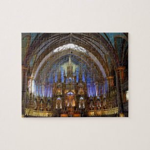 Canada, Quebec, Montreal. Interieur van Notre 2 Legpuzzel