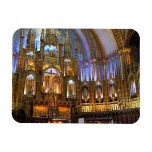 Canada, Quebec, Montreal. Interieur van Notre Magneet