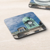 Canada, Quebec, Quebec City. Havenautoriteit Drankjes Onderzetter (Linkerzijde)