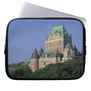Canada, Quebec Stad. Chateau Frontenac. Laptop Sleeve