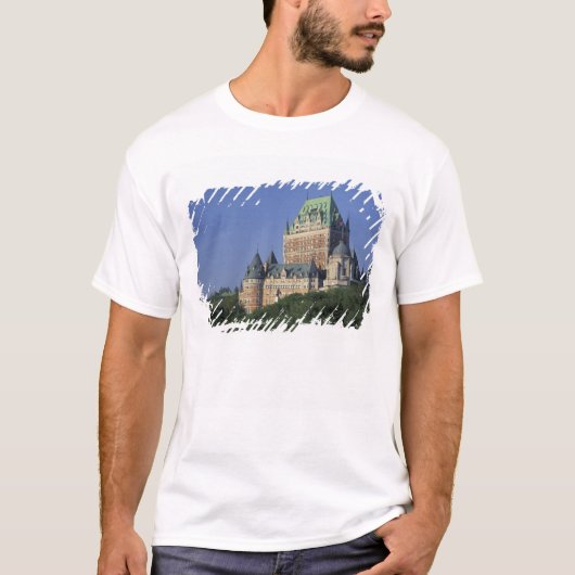 Canada, Quebec Stad. Chateau Frontenac. T-shirt (Voorkant)