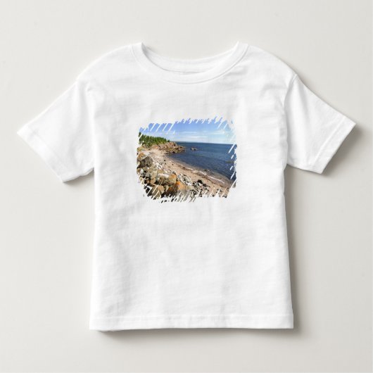 Canada, Quebec. VIA Rail Canada leidt de 2 Kinder Shirts (Voorkant)