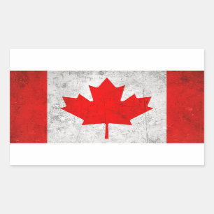 Canada Rechthoekige Sticker