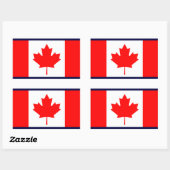Canada Rechthoekige Sticker (Vel)