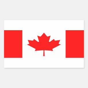Canada Rechthoekige Sticker