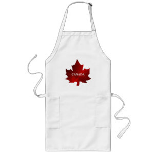 Canada Red Maple Leaf Lang Schort