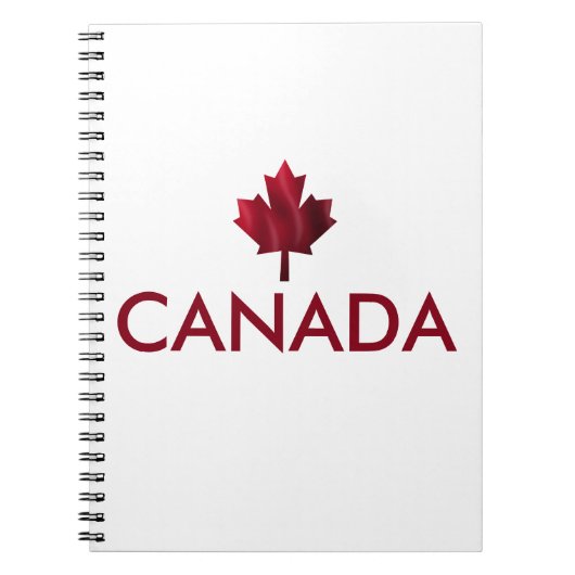 Canada Red Maple Leaf Notitieboek (Voorkant)