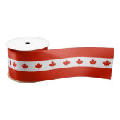 Canada Red White Canadian Flag Maple Leaf Pattern Lint (Spoel)