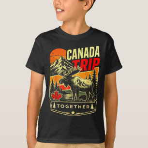 Canada reis eland berg vakantie souvenir t-shirt