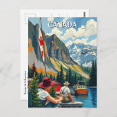 Canada Reizen Briefkaart (Voorkant / Achterkant)