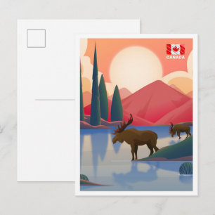 Canada Reizen Briefkaart