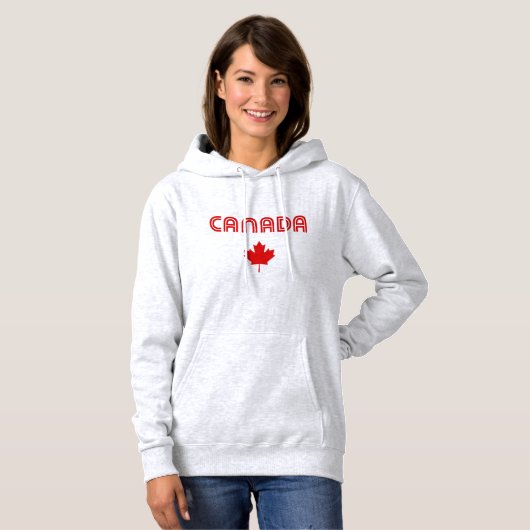 Canada Retro Hoodie (Voorkant volledig)