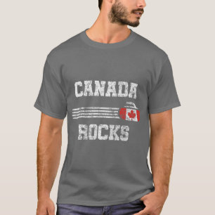  Canada Rocks Curling Gift T-shirt