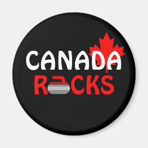 Canada Rocks - Curling Magneet