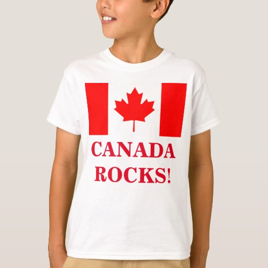 CANADA ROCKS! T-SHIRT (Voorkant)