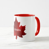 CANADA Rode esdoornblad koffie Mok (Voorkant rechts)