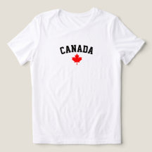 Canada Rode Esdoornblad Minimalistische Gebogen Te
