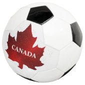 CANADA Rode esdoornblad Voetbal (Drie kwart)
