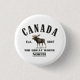 Canada Ronde Button 3,2 Cm
