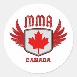 Canada Ronde Sticker