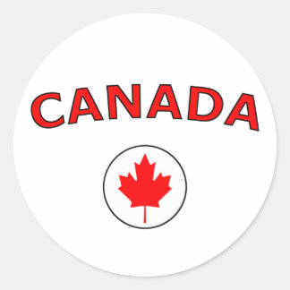Canada Ronde Sticker