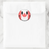 Canada Ronde Sticker (Tas)