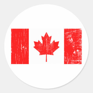 Canada Ronde Sticker