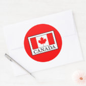 Canada Ronde Sticker (Envelop)