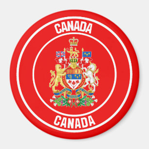 Canada Round Emblem Magneet