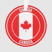 Canada Round Emblem Ornament (voorkant)