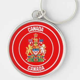 Canada Round Emblem Sleutelhanger