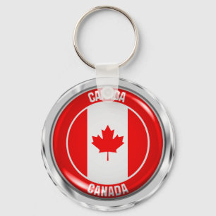 Canada Round Emblem Sleutelhanger